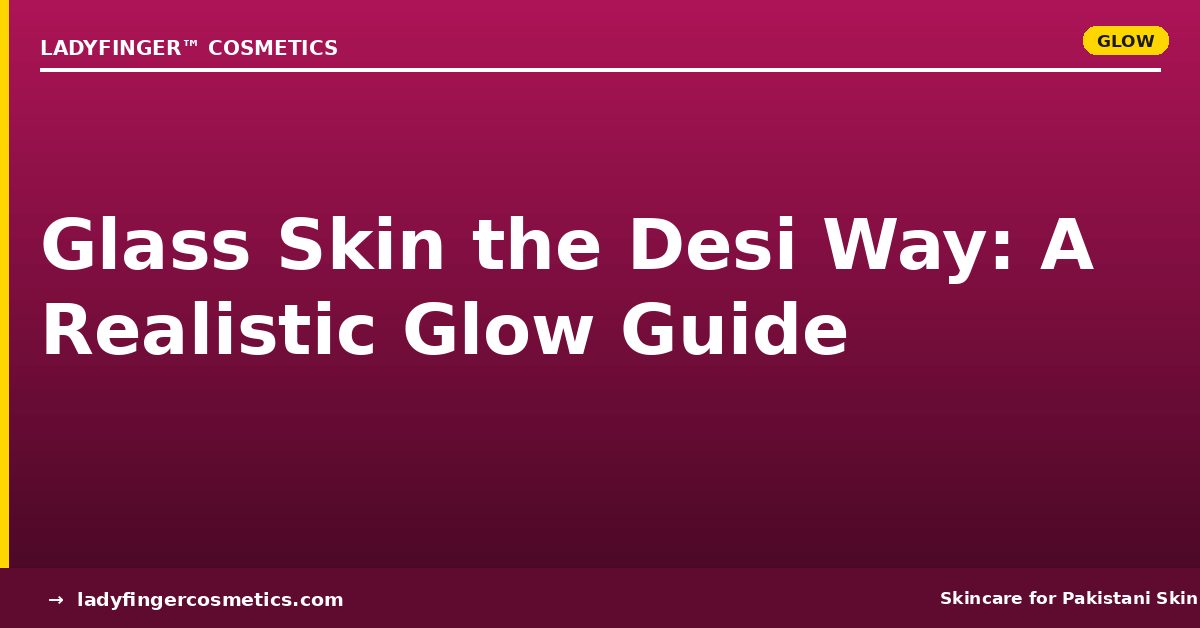 Glass Skin the Desi Way: A Realistic Glow Guide