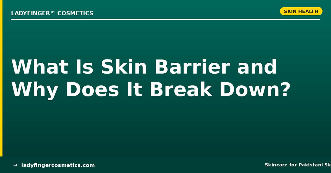 What is Skin Barrier and Why Does It Keep Breaking Down in Pakistan?