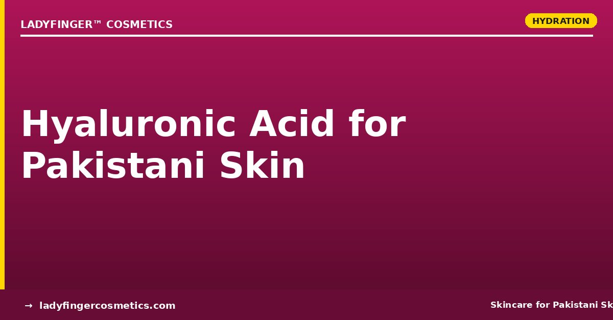 Hyaluronic Acid for Pakistani Skin — Everything You Need to Know
