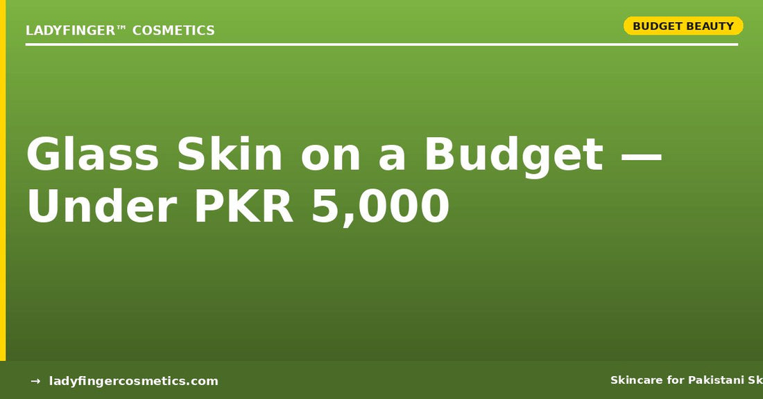 Glass Skin on a Budget in Pakistan — Under PKR 5,000