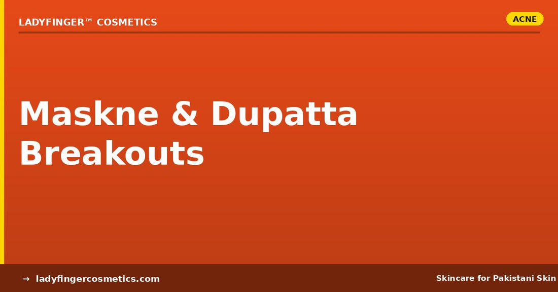 Maskne and dupatta breakouts on Pakistani skin