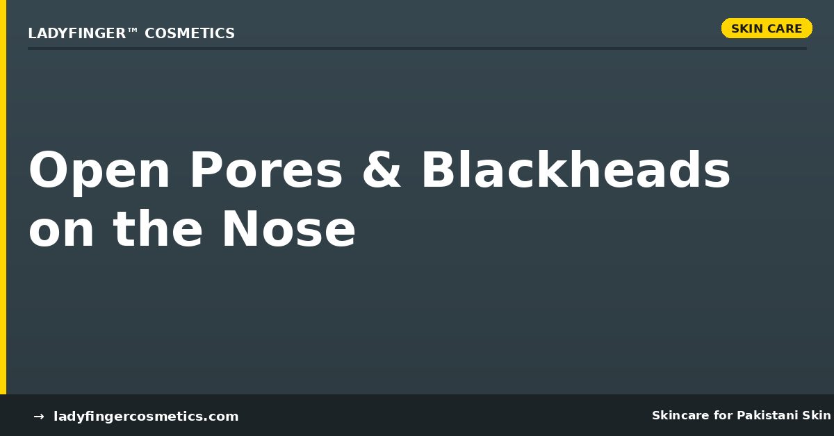 Open pores and blackheads on the nose desi fix
