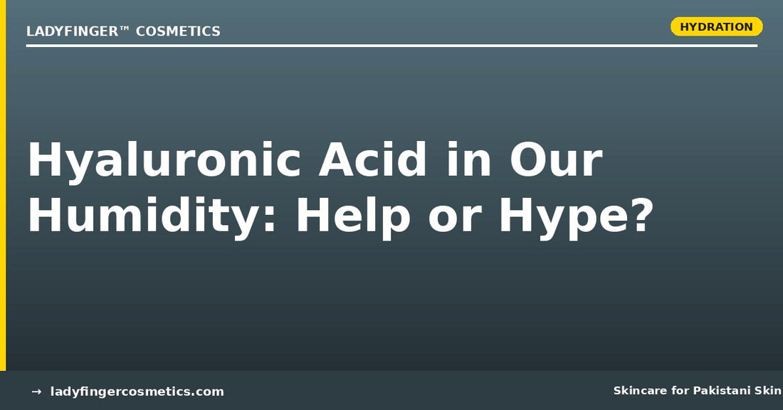 Hyaluronic Acid in Our Humidity: Help or Hype?