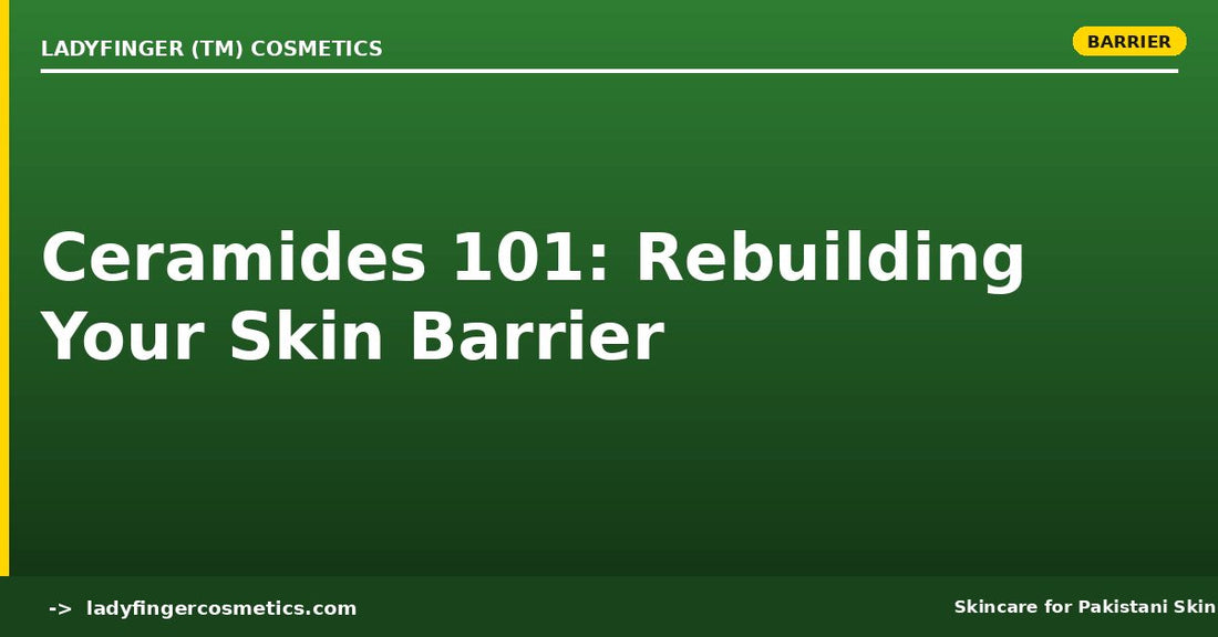 Ceramides 101 — Rebuilding Your Skin Barrier the Right Way