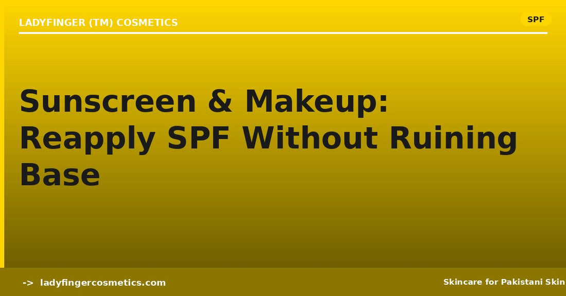 Sunscreen and Makeup — How to Reapply SPF Without Ruining Your Base