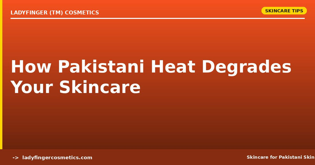 How Pakistani Heat Degrades Your Skincare — Storage Mistakes You're Probably Making