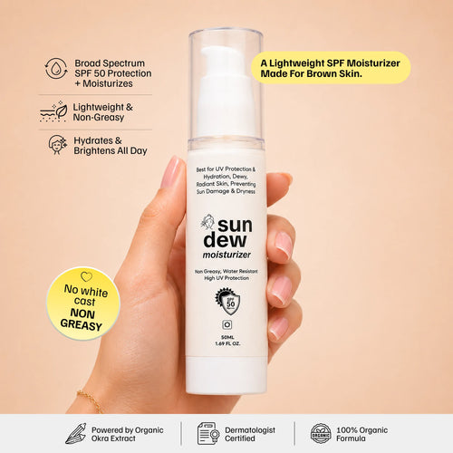 Sun Dew Moisturizer - SPF 50 Broad Spectrum Sunblock