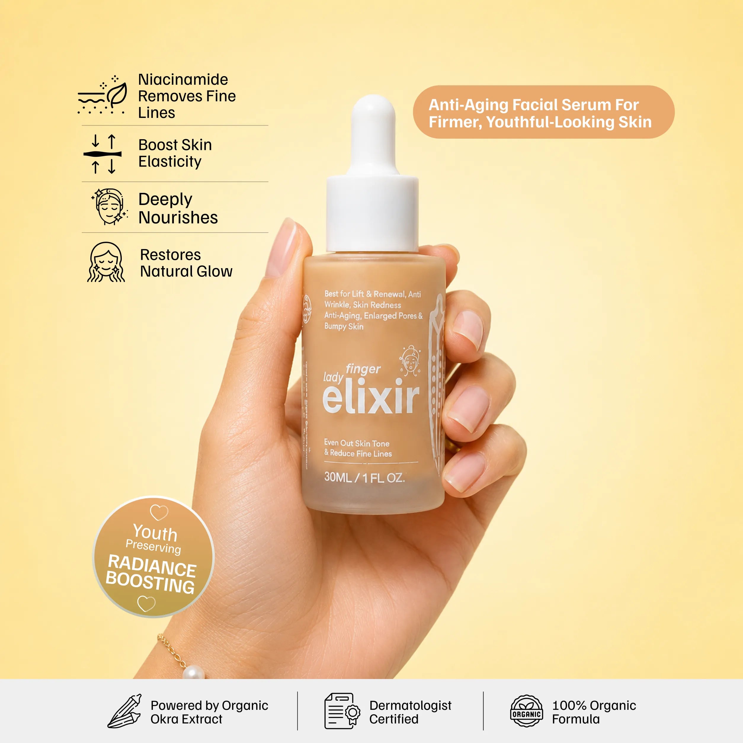 Ladyfinger Elixir – Serum For Fine Lines And Wrinkles